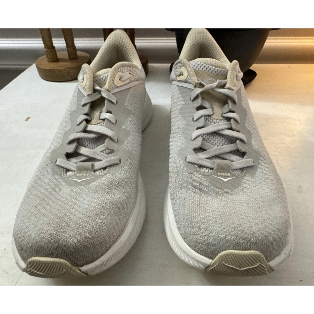 Hoka Solimar Womens US 9.5‎ B Nimbus Cloud Shortbread Athletic Sneakers Lace-Up - Picture 8 of 16